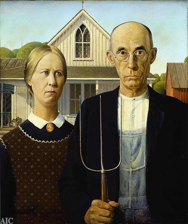 "American Gothic" by Grand Wood